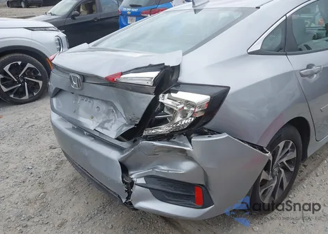 2018 Honda Civic Ex из США, поврежденный, VIN 2HGFC2F86JH570495